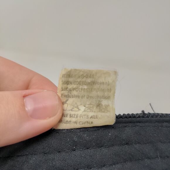 Unbranded Men's Strapback Mesh Back Hat Black OSFA Noodles Love Life Logo - Picture 13 of 13